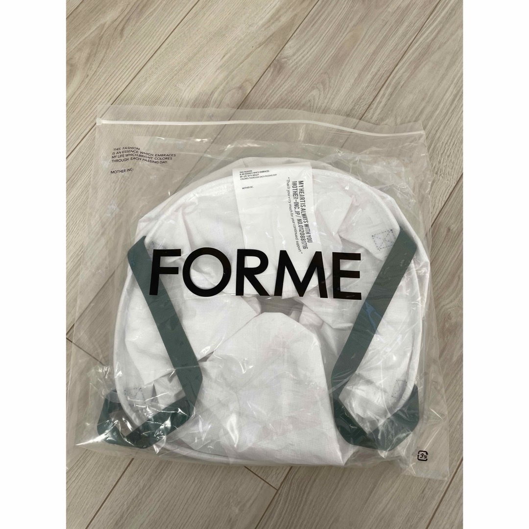 forme(フォルメ)のお値下げしました　FORME 非売品　ランドリーバッグ　グリーン レディースのバッグ(エコバッグ)の商品写真