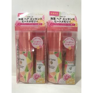 LaSana - ラサーナ 海藻 ヘア エッセンス ヒートメモリー75ml＋ミニボトル10ml×2