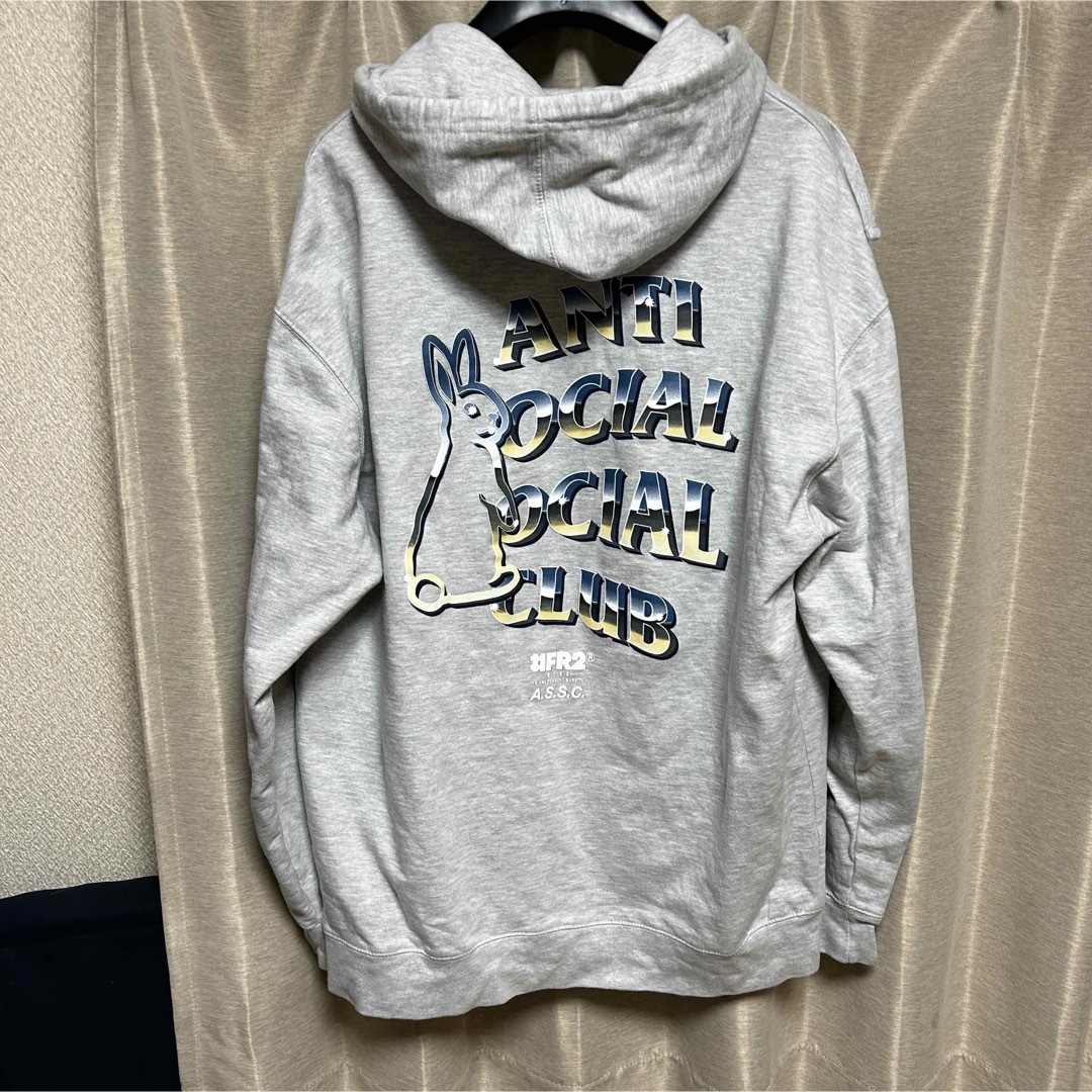 #FR2(エフアールツー)のFR2 × ASSC  コラボパーカー バッグプリント メンズのトップス(パーカー)の商品写真