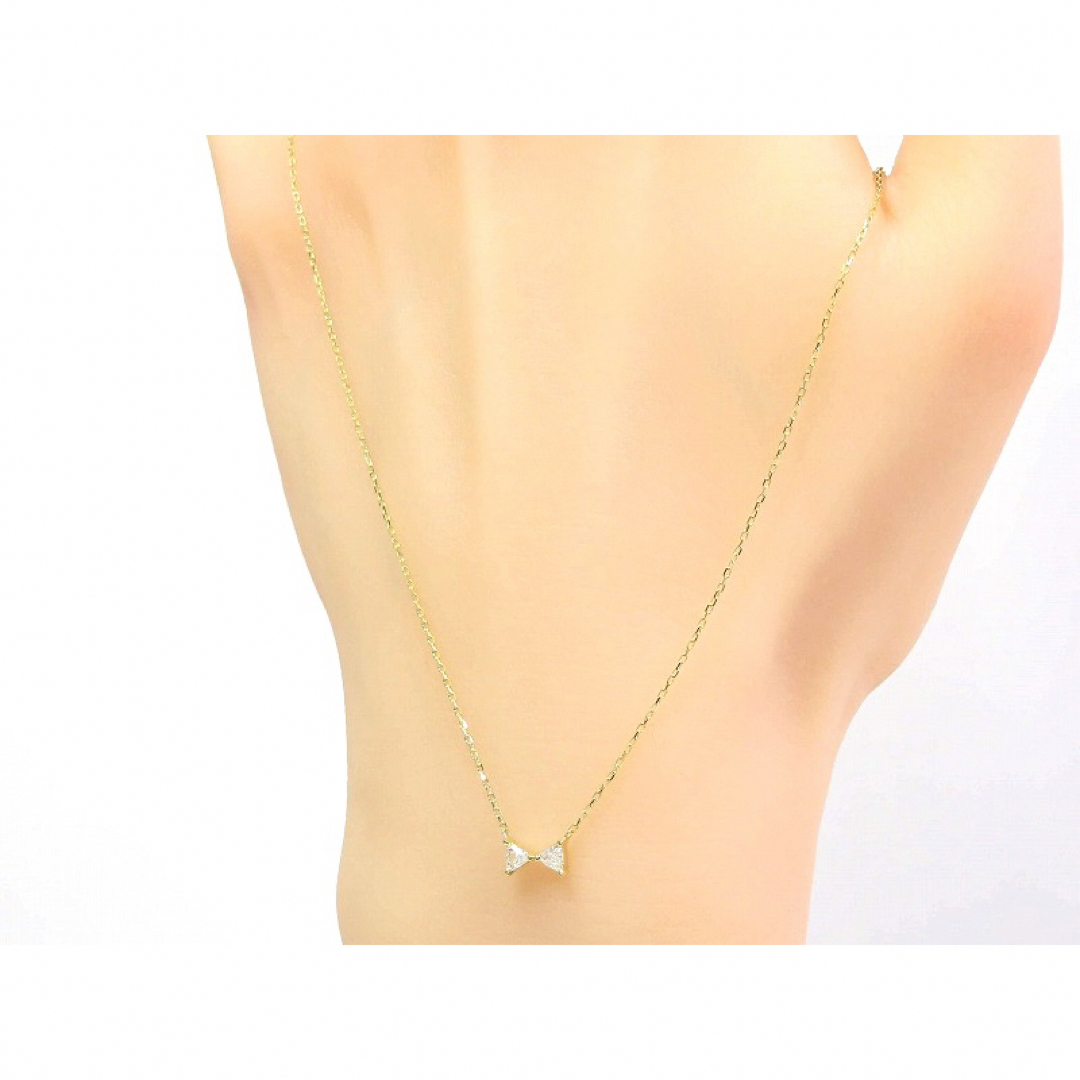 AHKAH アーカー 750 ダイヤモンド0.11ct セブロン ネックレス
