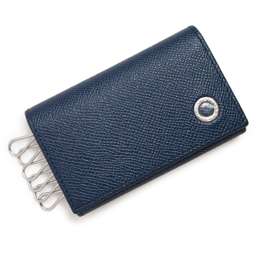 未使用級】BVLGARI ブルガリマン 6連キーケース キャロット 未使用級】BVLGARI ブルガリマン 6連キーケース キャロット