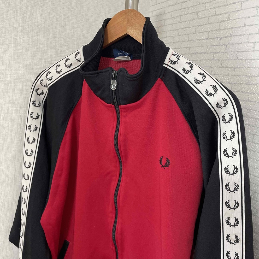 FRED PERRY(フレッドペリー)の90s『FRED PERRY』フレッドペリー　ジャージトップ　トラックジャケット メンズのトップス(ジャージ)の商品写真