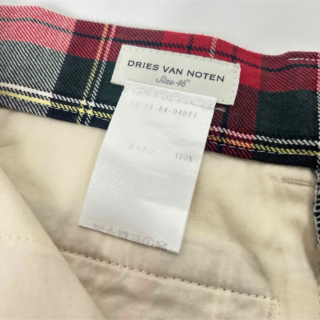 DRIES VAN NOTEN(ドリスヴァンノッテン)の【美品】 DRIES VAN NOTEN 18AW タータンチェックワイドパンツ メンズのパンツ(その他)の商品写真