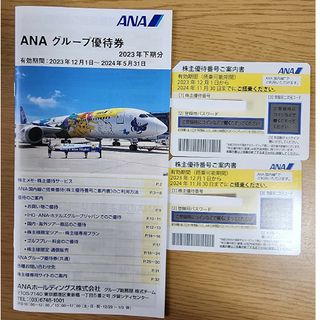 エーエヌエー(ゼンニッポンクウユ)(ANA(全日本空輸))のANA株主優待券　２枚⭐(航空券)