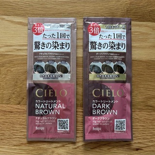 Hoyu - CIELO シエロ カラートリートメント 白髪用 ショートヘア １回分×2包　