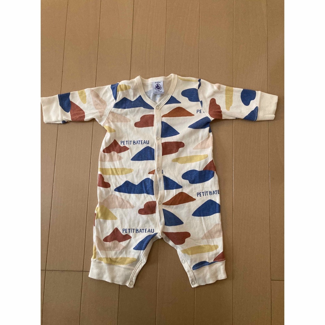 PETIT BATEAU(プチバトー)のプチバトー　ロンパース キッズ/ベビー/マタニティのベビー服(~85cm)(ロンパース)の商品写真