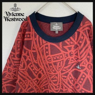 ヴィヴィアンウエストウッド(Vivienne Westwood)の【全面オーブデザイン☆刺繍ロゴ】ヴィヴィアンウエストウッド スウェット ニット(スウェット)