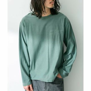 サニーレーベル(Sonny Label)の【グリーン】ピグメントロングスリーブT-SHIRTS(Tシャツ/カットソー(半袖/袖なし))