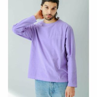 サニーレーベル(Sonny Label)の【パープル】ピグメントロングスリーブT-SHIRTS(Tシャツ/カットソー(半袖/袖なし))