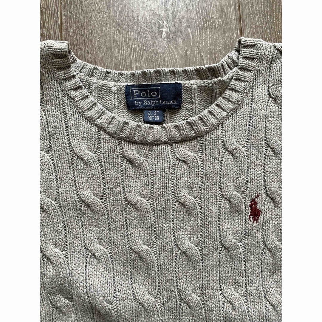 POLO RALPH LAUREN(ポロラルフローレン)のポロ ラルフローレン キッズ セーター 110cm キッズ/ベビー/マタニティのキッズ服男の子用(90cm~)(ニット)の商品写真