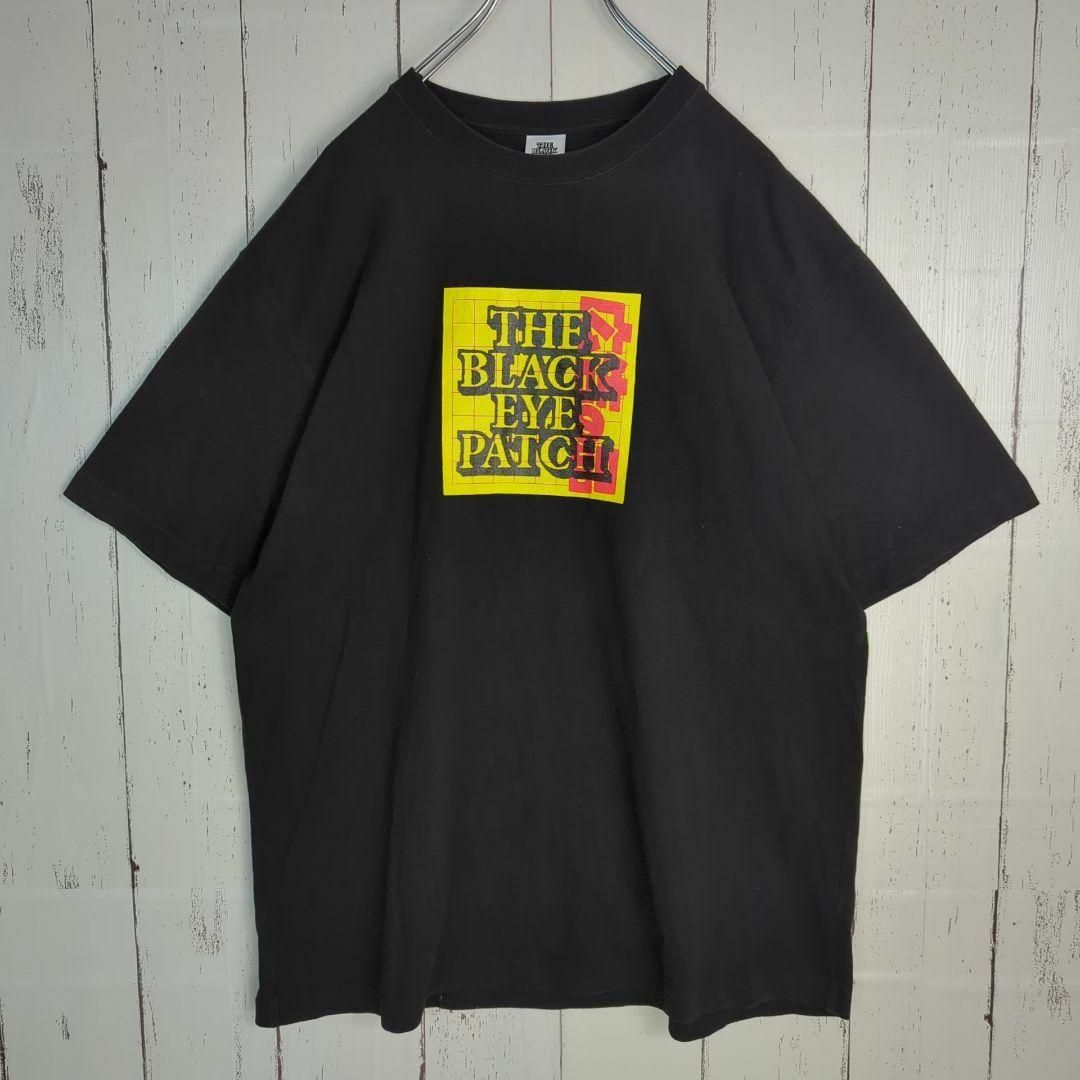 【超人気デザイン】 ブラックアイパッチ センターロゴ 広告の品 Tシャツ L メンズのトップス(Tシャツ/カットソー(半袖/袖なし))の商品写真