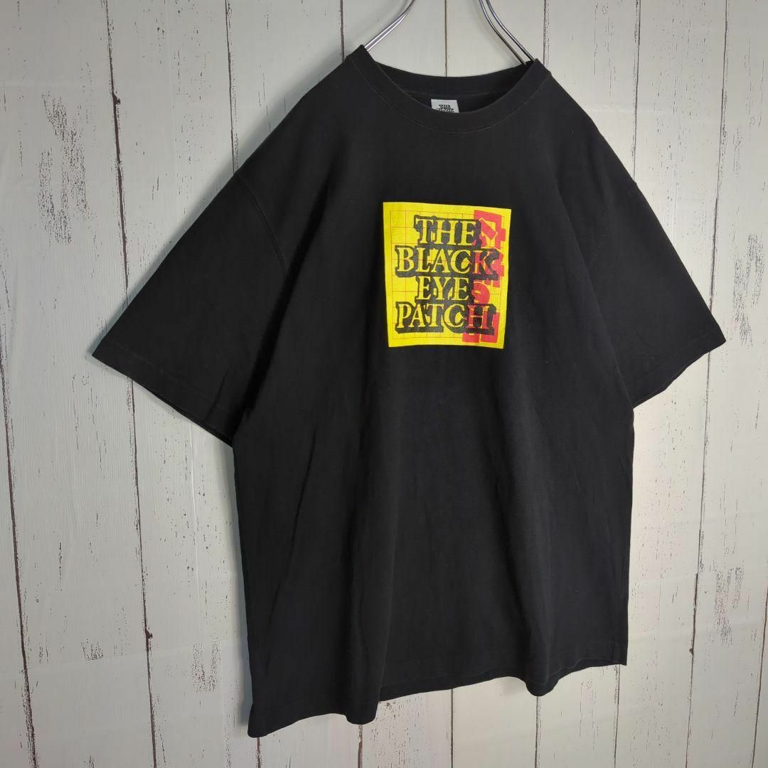 【超人気デザイン】 ブラックアイパッチ センターロゴ 広告の品 Tシャツ L メンズのトップス(Tシャツ/カットソー(半袖/袖なし))の商品写真