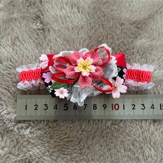 ペット用チョーカー　桜(ペット服/アクセサリー)