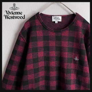 ヴィヴィアンウエストウッド(Vivienne Westwood)の【オーブデザイン☆刺繍ロゴ】ヴィヴィアンウエストウッド スウェット ニットシャツ(ニット/セーター)