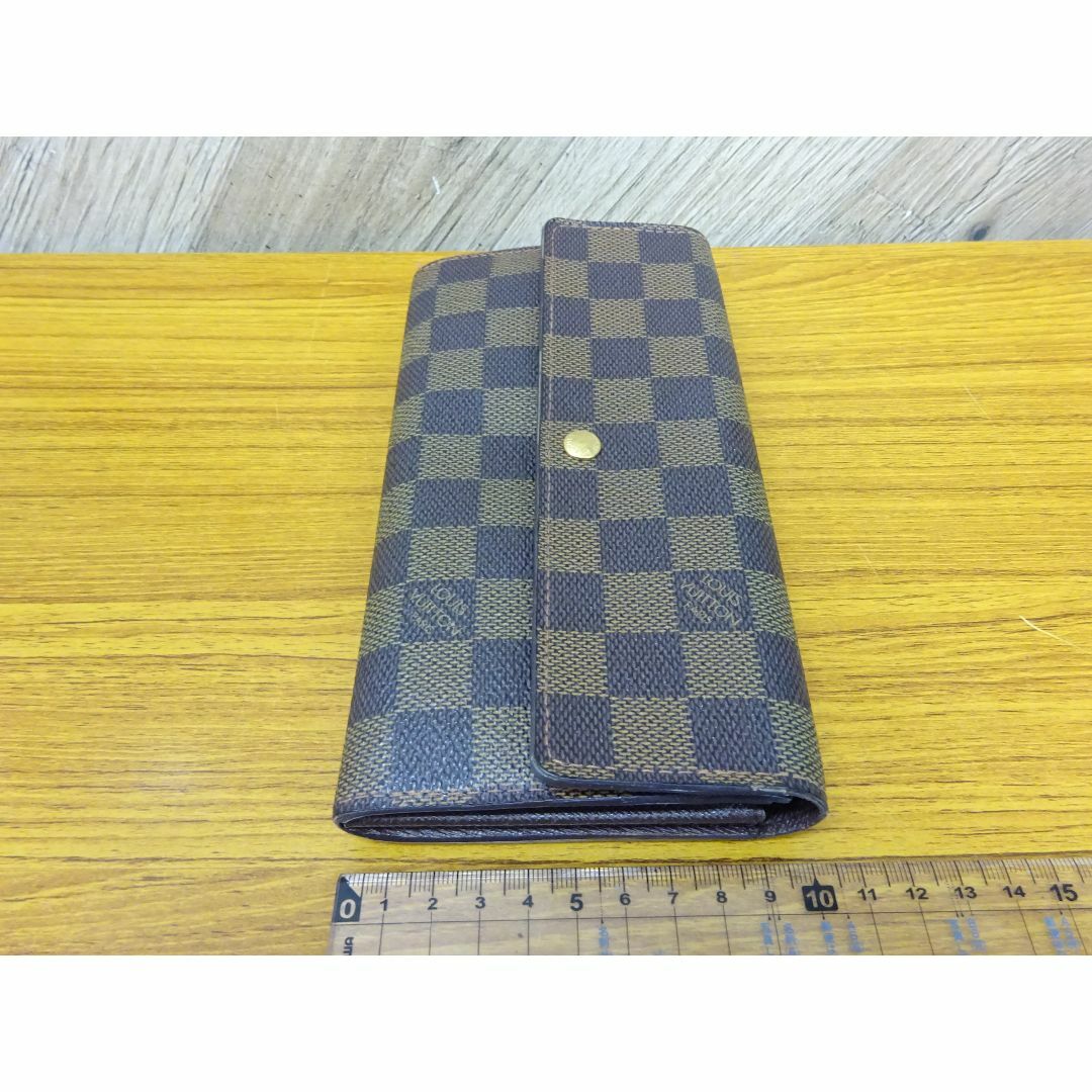 LOUIS VUITTON(ルイヴィトン)のK水023/ ヴィトン 長財布 ダミエ ポルトモネクレディ レディースのファッション小物(財布)の商品写真