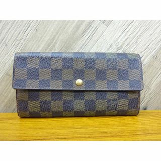 ルイヴィトン(LOUIS VUITTON)のK水023/ ヴィトン 長財布 ダミエ ポルトモネクレディ(財布)