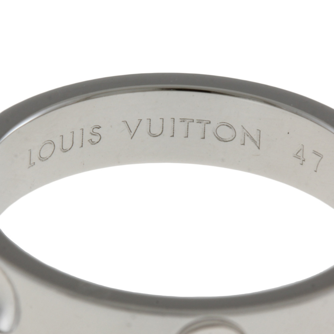 LOUIS VUITTON(ルイヴィトン)のルイヴィトン プティットバーグ アンプラント リング 指輪 7号 Pt950プラチナ レディース LOUIS VUITTON  中古 レディースのアクセサリー(リング(指輪))の商品写真