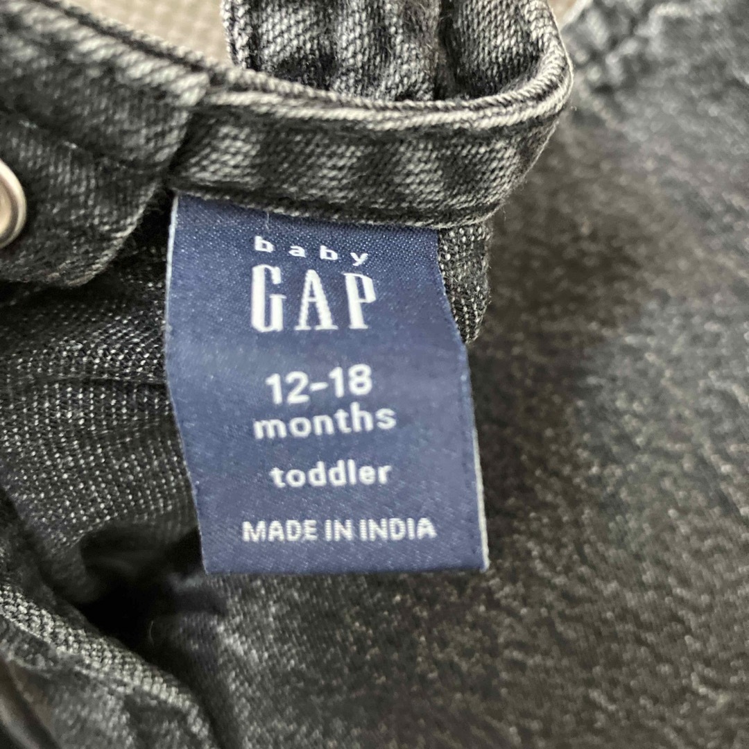babyGAP(ベビーギャップ)のbaby gap デニムワンピース キッズ/ベビー/マタニティのベビー服(~85cm)(ワンピース)の商品写真