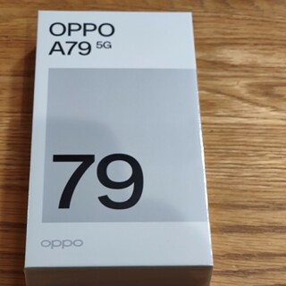 オッポ(OPPO)の新品　OPPO A79 5G A303OP ミステリーブラック ワイモバイル(スマートフォン本体)