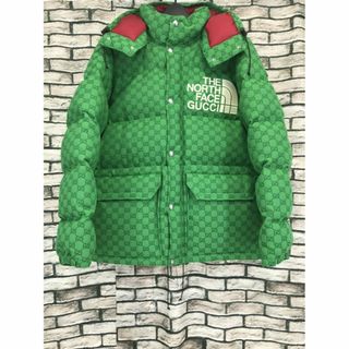 Gucci - 美品GUCCI 羊革使用 ダウンジャケットネイビーサイズ46 Gucci - 美品GUCCI 羊革使用 ダウンジャケットネイビーサイズ46