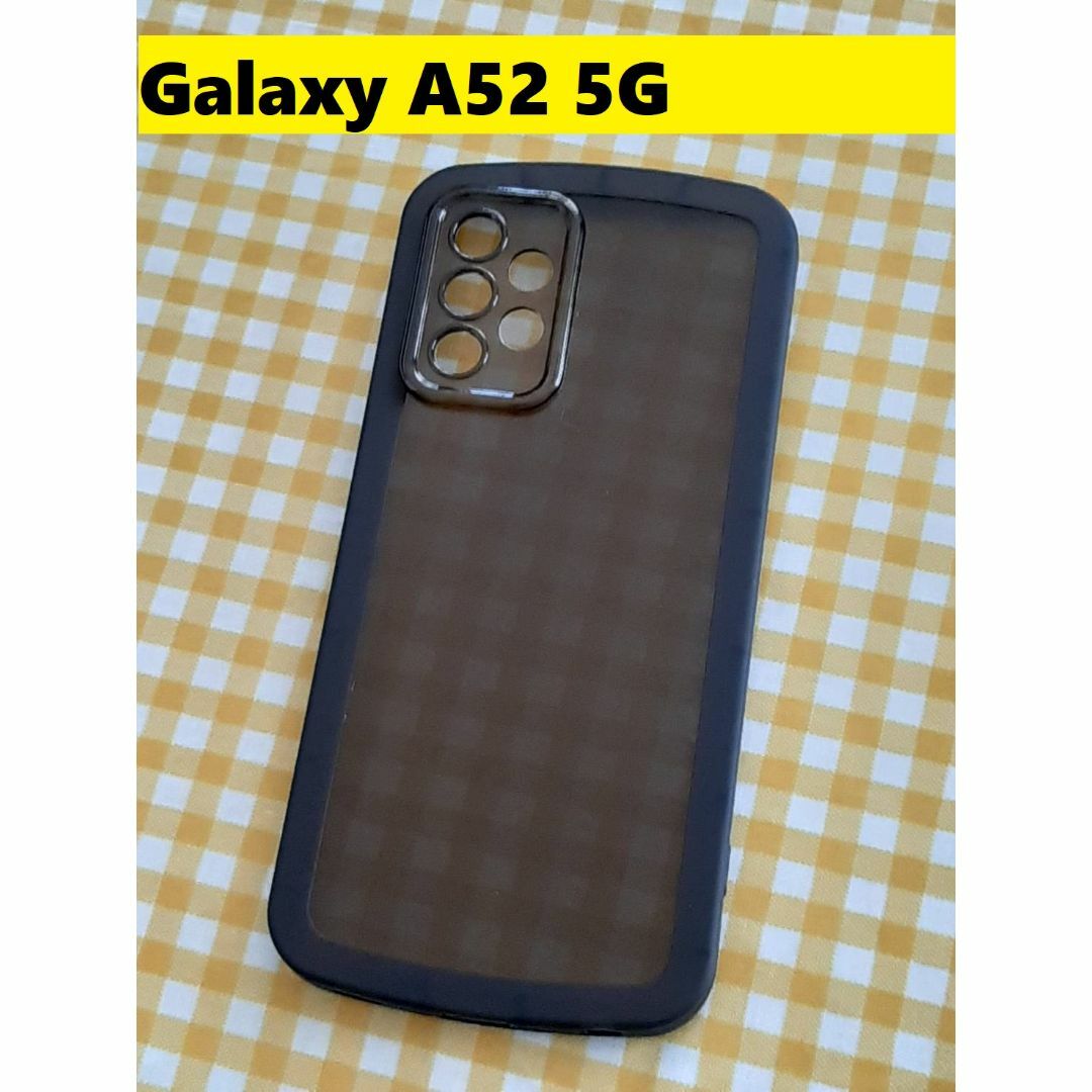 Galaxy(ギャラクシー)のGalaxyA52★透明ケース　可愛いケース　Galaxyケース 黒 スマホ/家電/カメラのスマホアクセサリー(Androidケース)の商品写真