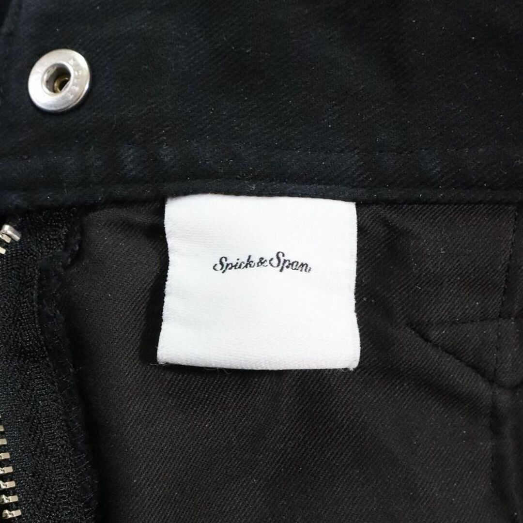Spick & Span(スピックアンドスパン)のスピックアンドスパン ブラックストレッチフレアジーンズ ブーツカット36 S相当 レディースのパンツ(デニム/ジーンズ)の商品写真