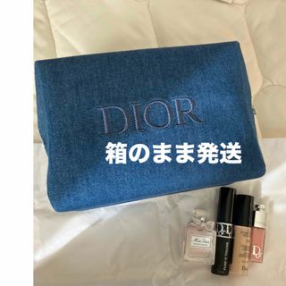 ディオール(Dior)のディオール オファー 2024  デニムポーチ ミニサイズ化粧品(コフレ/メイクアップセット)