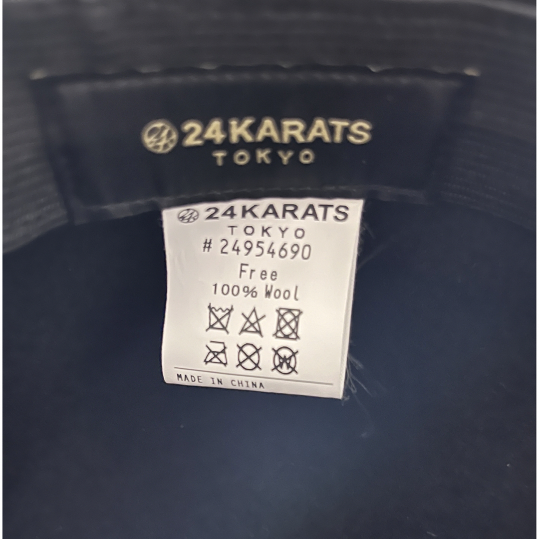 24karats(トゥエンティーフォーカラッツ)の24karats ハンチングベレー帽 レディースの帽子(ハンチング/ベレー帽)の商品写真