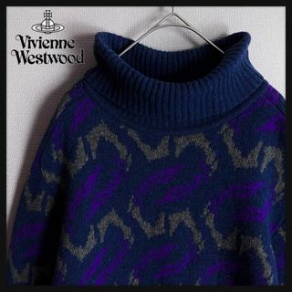 ヴィヴィアンウエストウッド(Vivienne Westwood)の【オーバーサイズ☆肉厚デザイン】ヴィヴィアンウエストウッド ハイネックニット(ニット/セーター)