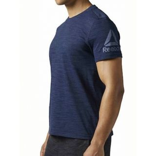 リーボック(Reebok)のリーボック Reebok プリントデザイン トップス 半袖 Tシャツ メンズM (Tシャツ/カットソー(半袖/袖なし))