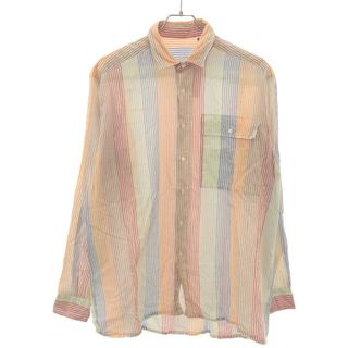 Kaptain Sunshine キャプテンサンシャイン 23SS Safari Shirt マルチストライプシャツ ミックス 36 KS23SSH07(シャツ)