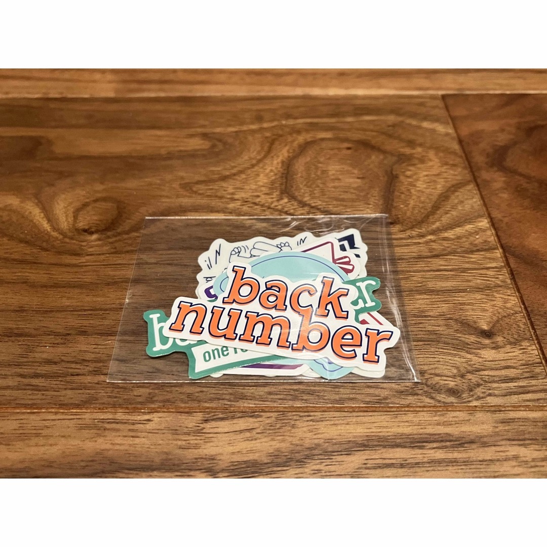 back number フレークステッカー 5枚入り フレークシール エンタメ/ホビーのタレントグッズ(ミュージシャン)の商品写真