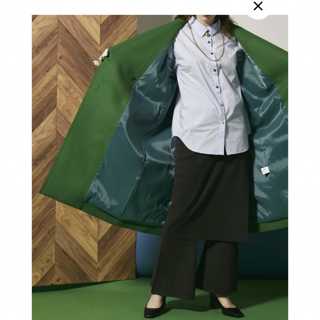 MAISON SPECIAL(メゾンスペシャル)のメゾンスペシャル　コート　スーパー140メルトン レディースのジャケット/アウター(ロングコート)の商品写真