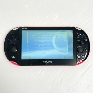 プレイステーションヴィータ(PlayStation Vita)の動作品 SONY PS Vita PCH-2000 ZA15 ピンク/ブラック(携帯用ゲーム機本体)