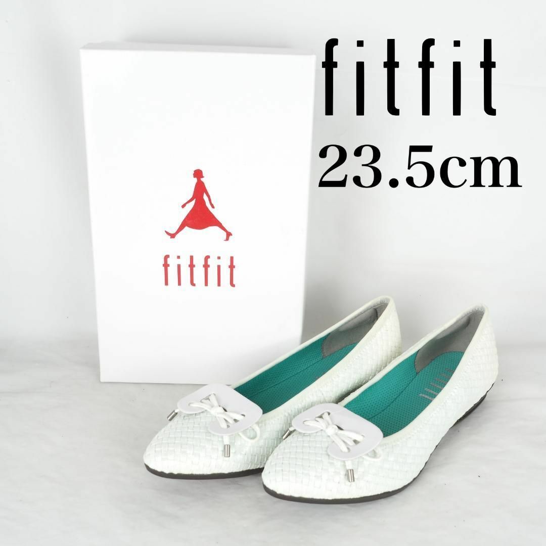 fitfit(フィットフィット)のfitfit*新品*メッシュパンプス*23.5cm*白*M5246 レディースの靴/シューズ(ハイヒール/パンプス)の商品写真