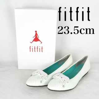 フィットフィット(fitfit)のfitfit*新品*メッシュパンプス*23.5cm*白*M5246(ハイヒール/パンプス)