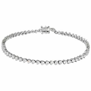 ポンテヴェキオ Ponte Vecchio テニス ブレスレット ダイヤモンド 3.40ct K18WG レディース【中古】 ポンテヴェキオ Ponte Vecchio テニス ブレスレット ダイヤモンド 3.40ct K18WG レディース【中古】