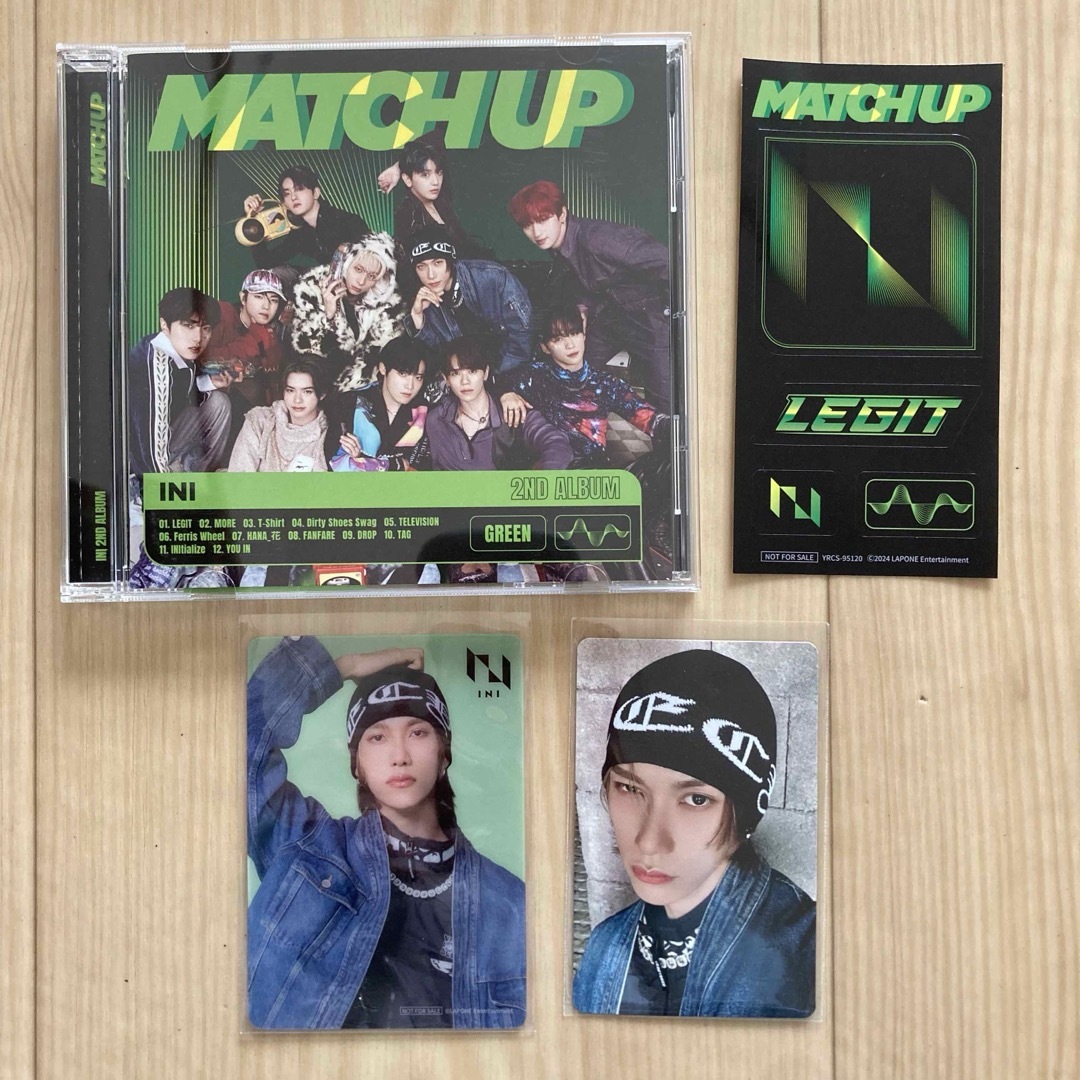 INI(アイエヌアイ)のINI 池崎理人 MATCH UP CD トレカ エンタメ/ホビーのタレントグッズ(アイドルグッズ)の商品写真