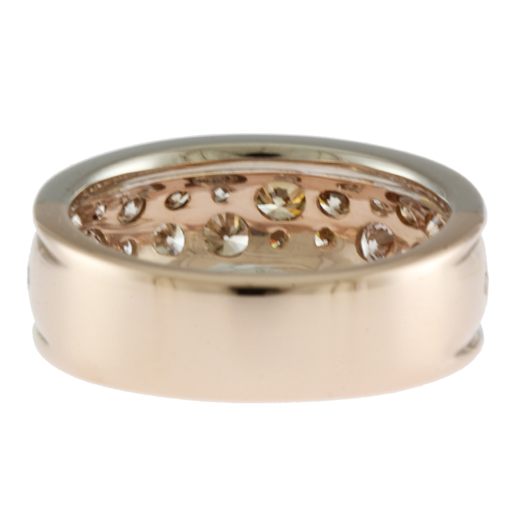 カシケイ メランジェ リング 指輪 12号 18金 K18ピンクゴールド ブラウンダイヤモンド レディース KASHIKEY  中古 レディースのアクセサリー(リング(指輪))の商品写真