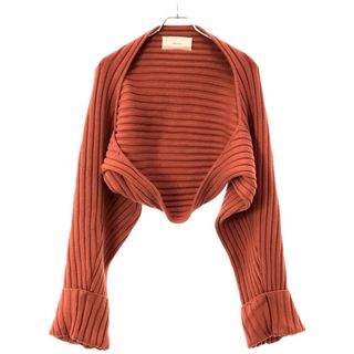 トゥデイフル(TODAYFUL)のTODAYFUL トゥデイフル 22AW Volume Knit Sleeve ボリュームニットスリーブ オレンジ F 12220512(ニット/セーター)