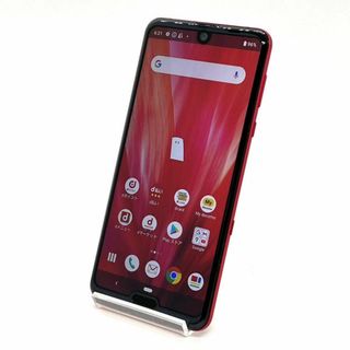 シャープ(SHARP)のAQUOS R3 SH-04L ラグジュアリーレッド docomo シムフリー㉑(スマートフォン本体)