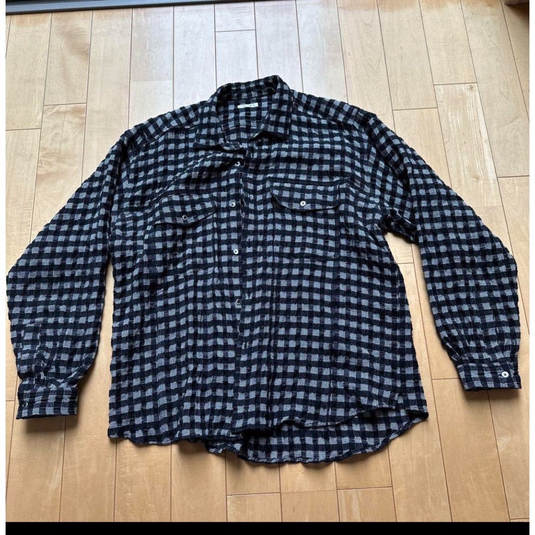 COMOLI(コモリ)のユーゲン Bobby check shirt 3 メンズのトップス(シャツ)の商品写真