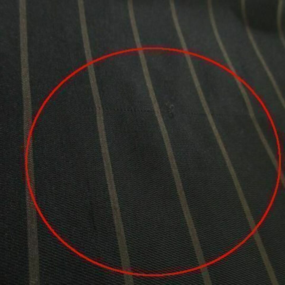 FRAMeWORK(フレームワーク)のフレームワーク スカート ミモレ ストライプ 黒 薄手 221126AH18A レディースのスカート(その他)の商品写真