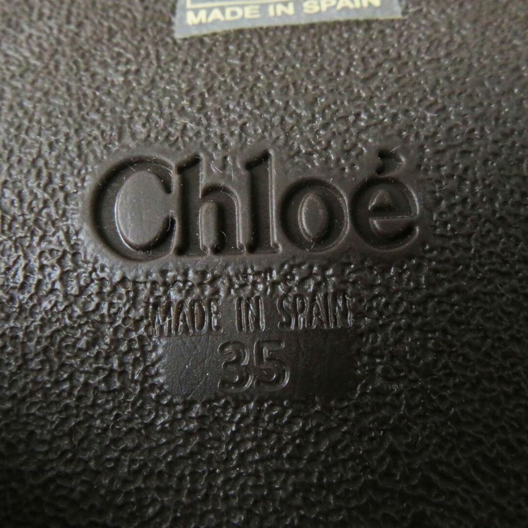 Chloe(クロエ)の未使用品◎正規品 定価89100円 Chloe クロエ WAVY SLIDES レディース ムートンレザー フラットサンダル ブラウン×ベージュ 35 箱・袋付き レディースの靴/シューズ(サンダル)の商品写真