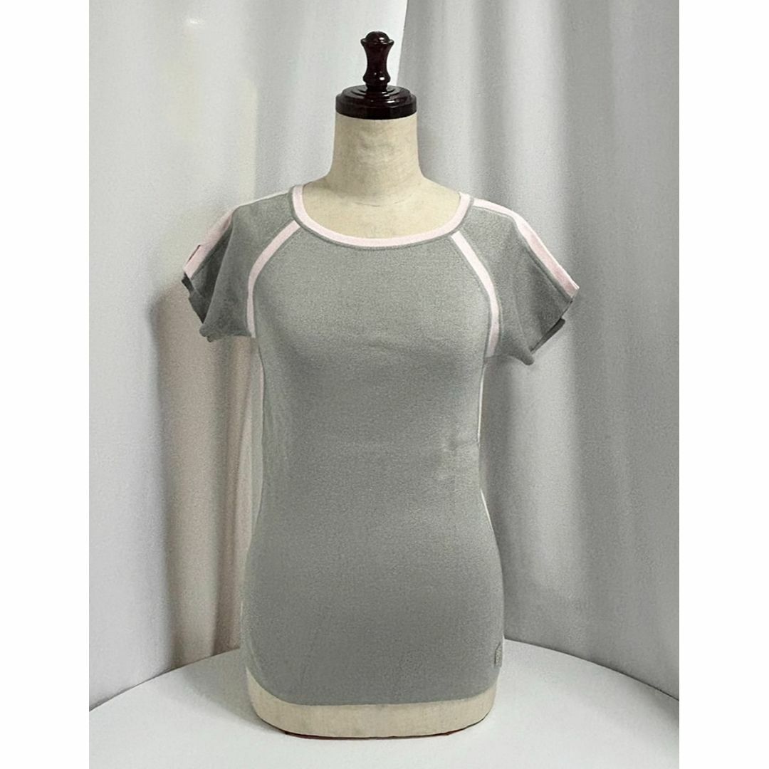 CHANEL シャネル コットンニット Tシャツ 90年代 ココマークポイント CHANEL シャネル コットンニット Tシャツ 90年代 ココマークポイント