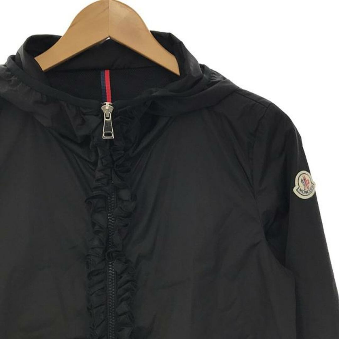 MONCLER(モンクレール)の【美品】  MONCLER / モンクレール | VIVRE / ヴィヴレ ジップアップ ナイロン ジャケット フーディ | 1 | ブラック | レディース レディースのジャケット/アウター(その他)の商品写真