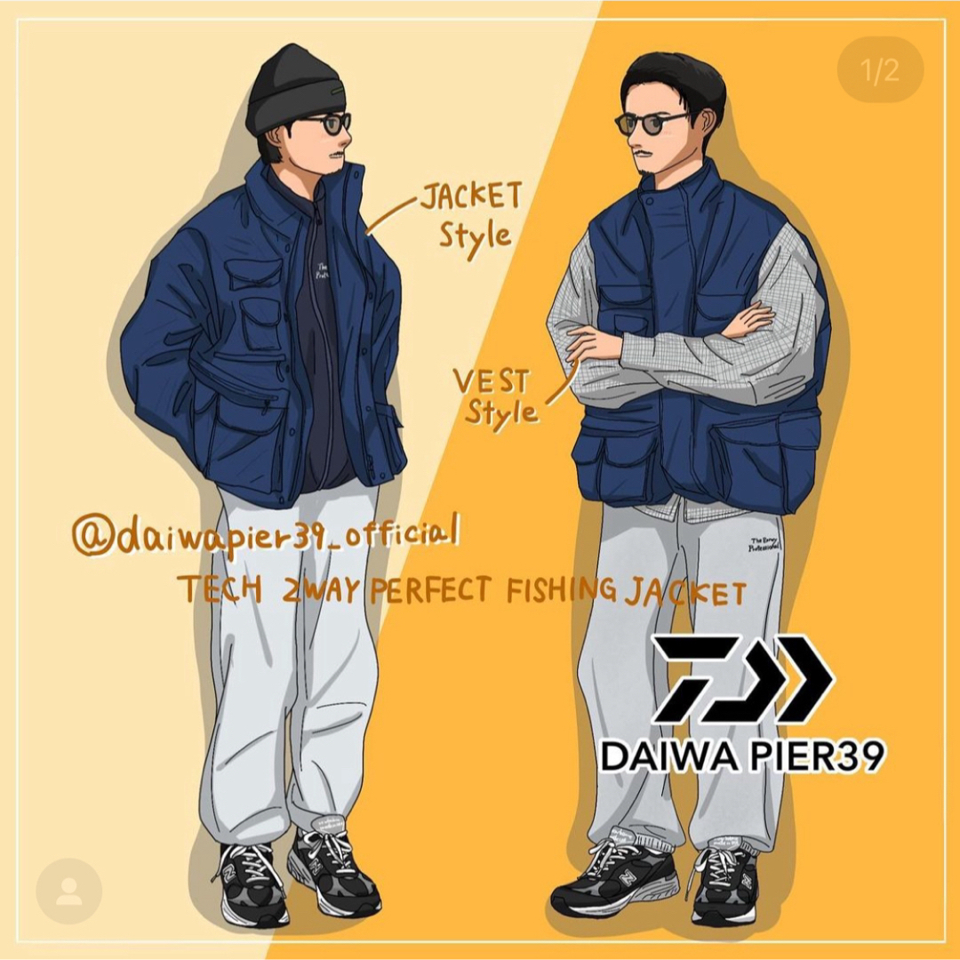 DAIWA - ダイワピア39 TECH 2WAY PERFECT FISHING JACKETの通販 DAIWA - ダイワピア39 TECH 2WAY PERFECT FISHING JACKETの通販