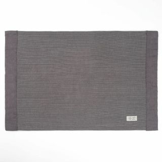 【色: グレー】LINEN & BASIC バスマット (42*64㎝ / リネ(タオル/バス用品)