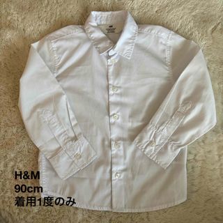 エイチアンドエム(H&M)の着用1回のみ H&M キッズ シャツ フォーマル 入学式 1歳半〜2歳 90cm(ドレス/フォーマル)