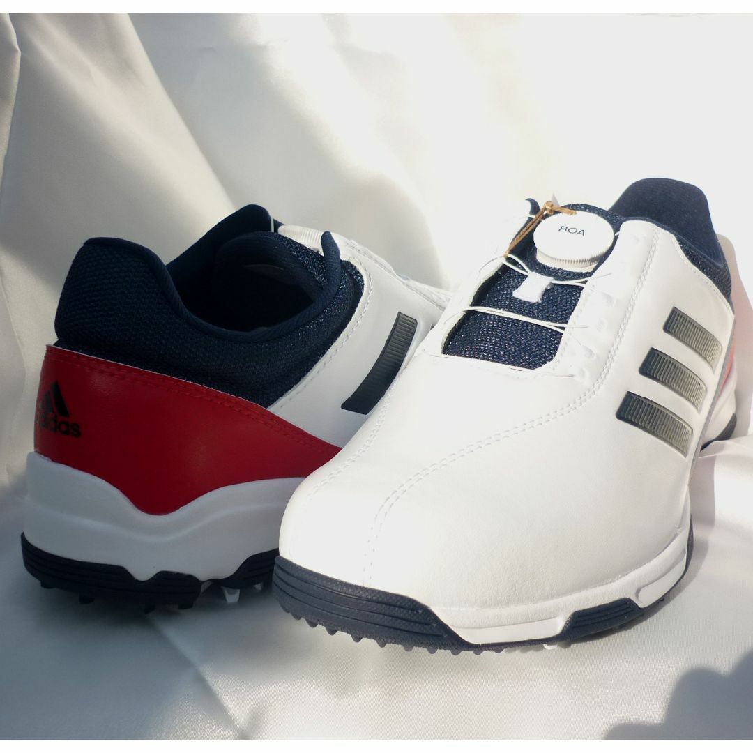 adidas(アディダス)の定価16500円25.5cmadidasボアダイヤルゴルフシューズ スポーツ/アウトドアのゴルフ(シューズ)の商品写真